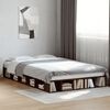 vidaXL Bed Frame without Mattress Brown Oak 135x190 cm Double