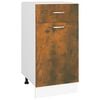 vidaXL Drawer Bottom Cabinet Lyon Smoked Oak 40x46x81.5 cm Engineered Wood