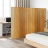 vidaXL Room Divider Natural Width 600 cm Height 165 cm Bamboo