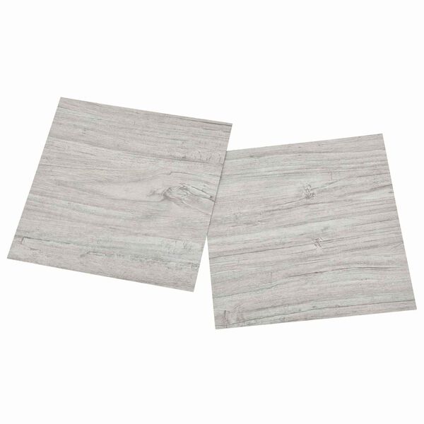 vidaXL Flooring Planks 55 pcs Light Grey 5.11 m&sup2; PVC