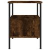 vidaXL Bedside Cabinets 2 pcs Smoked Oak 34x36x50 cm Engineered Wood