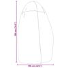 vidaXL Hanging Egg Chair Cover Black &Oslash; 190x108 cm 420D Oxford