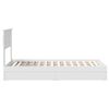 vidaXL Storage Bed with Headboard White 75 x 190 cm Engineered Wood