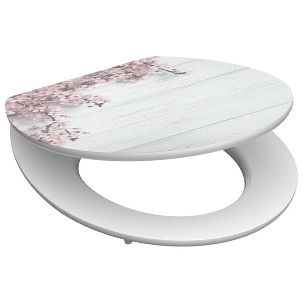 SCH&Uuml;TTE High Gloss Seat with Soft-Close FLOWERS & WOOD MDF