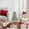vidaXL Christmas Tree with 150 LEDs with Stand Green 65 cm PE