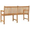 vidaXL Garden Bench 150 cm Solid Teak Wood