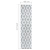 vidaXL Runner Rug BCF Grey and White 60x250 cm