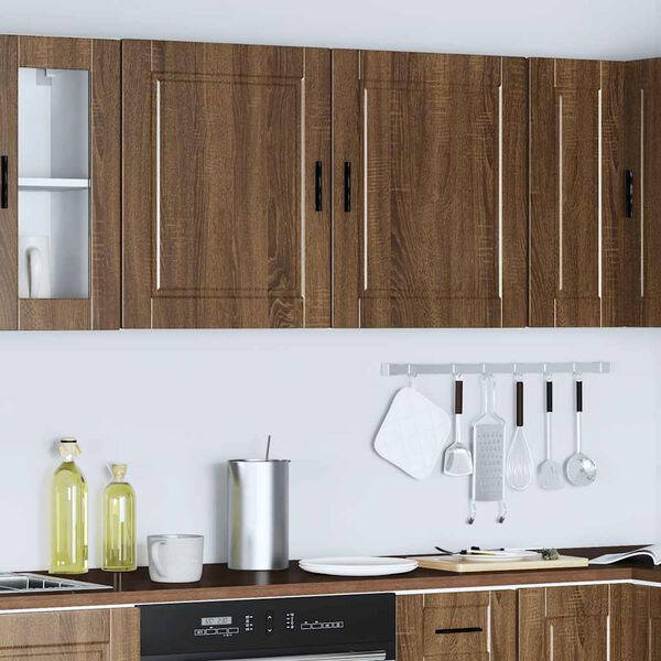 vidaXL Kitchen Wall Cabinets 2 pcs&nbsp;Porto Brown Oak Engineered Wood