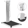 vidaXL Shower Panel | Silver | WPC | Medium | Durable | Outdoor Shower