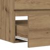 vidaXL Sink Cabinet Artisian Oak 90x38.5x45 cm Engineered Wood