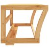 vidaXL Towel Shelf Wall-mounted 60x25x20 cm Bamboo
