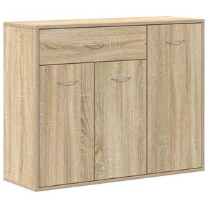 vidaXL Sideboard Sonoma Oak 88x30x70 cm Engineered Wood