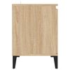 vidaXL TV Cabinet with Metal Legs Sonoma Oak 103.5x35x50 cm