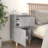vidaXL Bedside Cabinet Concrete Grey 40x35x70 cm