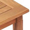 vidaXL 9 Piece Garden Dining Set Solid Teak Wood