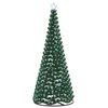 vidaXL LED Tinsel Christmas Tree with Base EKENAS 250 cm 370 LEDs