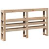 vidaXL Bed Frame without Mattress 100x200 cm Solid Wood Pine