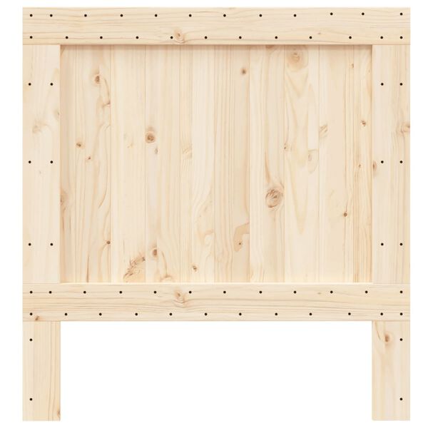 vidaXL Headboard 100x104 cm Solid Wood Pine