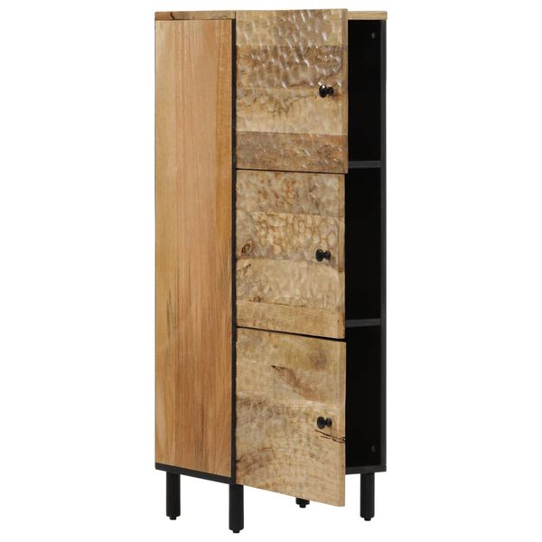 vidaXL Highboard 40x33x110 cm Solid Wood Mango