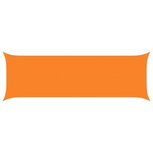 vidaXL Sun Shade Sail Orange 6 x 2 m 100% Polyester Oxford