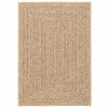 vidaXL Rug ZIZUR 160x230 cm Jute Look Indoor and Outdoor