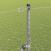 vidaXL Fence Post Silver 100 x 1.6 m (25 mm mesh) Steel