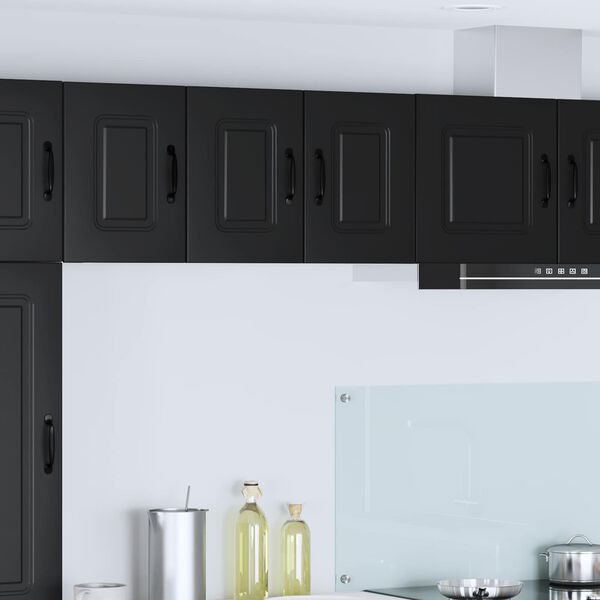 vidaXL Kitchen Cabinet Kalmar Black 30 x 31 x 40 cm Engineered Wood