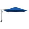 vidaXL Garden Parasol Azurblau 248 x 248 x 148 cm Polyester and Steel