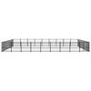 vidaXL Outdoor Dog Kennel Steel 67.74 m&sup2;