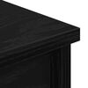 vidaXL Highboard Black Oak 37.5x35x180 cm Engineered Wood