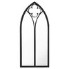 vidaXL Mirror Black 100x45 cm Iron for Indoor Use