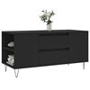 vidaXL Coffee Table Black 102x44.5x50 cm Engineered Wood