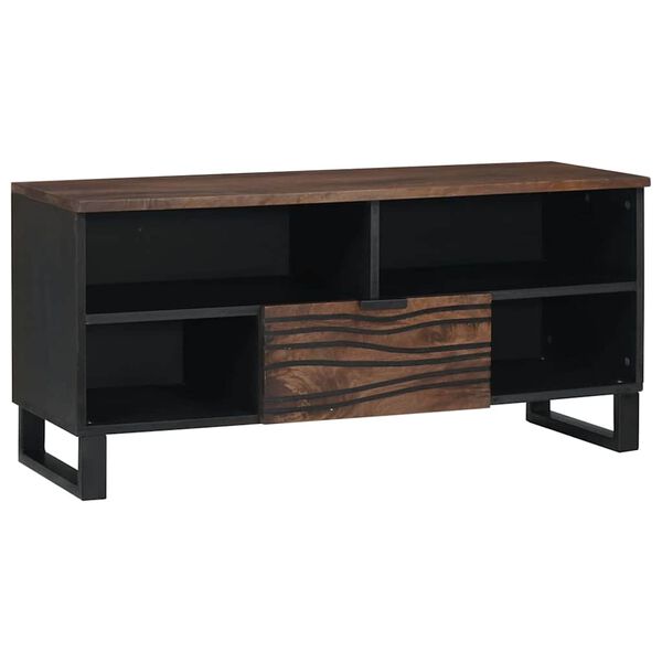 vidaXL TV Units with Drawer Walnut 105 x 33 x 46 cm Engineered wood