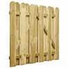 vidaXL Garden Gate 100 x 100 cm Solid Pine Wood Green