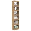 vidaXL Book Cabinet/Room Divider Artisan Oak 40x30x198 cm