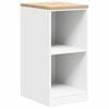 vidaXL Garage Cabinets 2 pcs White Engineered Wood