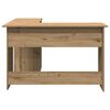 vidaXL Corner Desk Artisan Oak 120x140x75 cm Engineered Wood