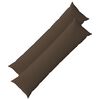 vidaXL Cushion with Pillow HEERLEN 2 pcs Taupe Fabric