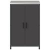 vidaXL Kitchen Storage with Shelf Black 60 x 50 x 92 cm Steel