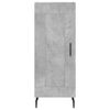 vidaXL Highboard Concrete Grey 34.5x34x180 cm Engineered Wood