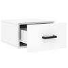 vidaXL Wall-mounted Bedside Cabinets 2 pcs High Gloss White 35x35x20 cm