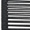 vidaXL 7 Piece Garden Dining Set Black Cotton Rope and Steel