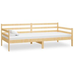 vidaXL Day Bed without Mattress Solid Wood Pine 90x200cm