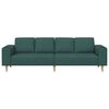 vidaXL Sofa Set Dark green Fabric