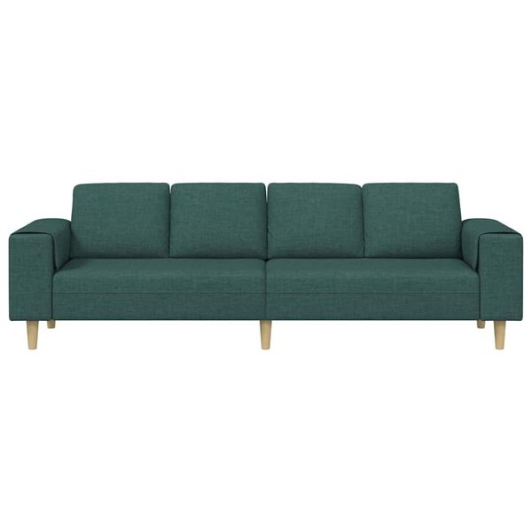 vidaXL Sofa Set Dark green Fabric