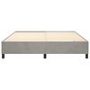 vidaXL Box Spring Bed Frame Light Grey Super King Velvet (UK/IE/FI/NO only)