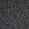 vidaXL Handmade Rug Jute Round 240 cm Dark Grey