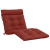 vidaXL Sunlounger Cushion VIANEN 100% Polyester Red 200 x 70 x 8 cm