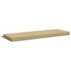 vidaXL Bench Cushion SOEST 100% Polyester Beige 150 x 50 x 8 cm