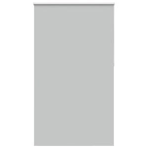 vidaXL Roller Blind Blackout Light Grey 135x210 cm Fabric Width 131.6 cm Polyester